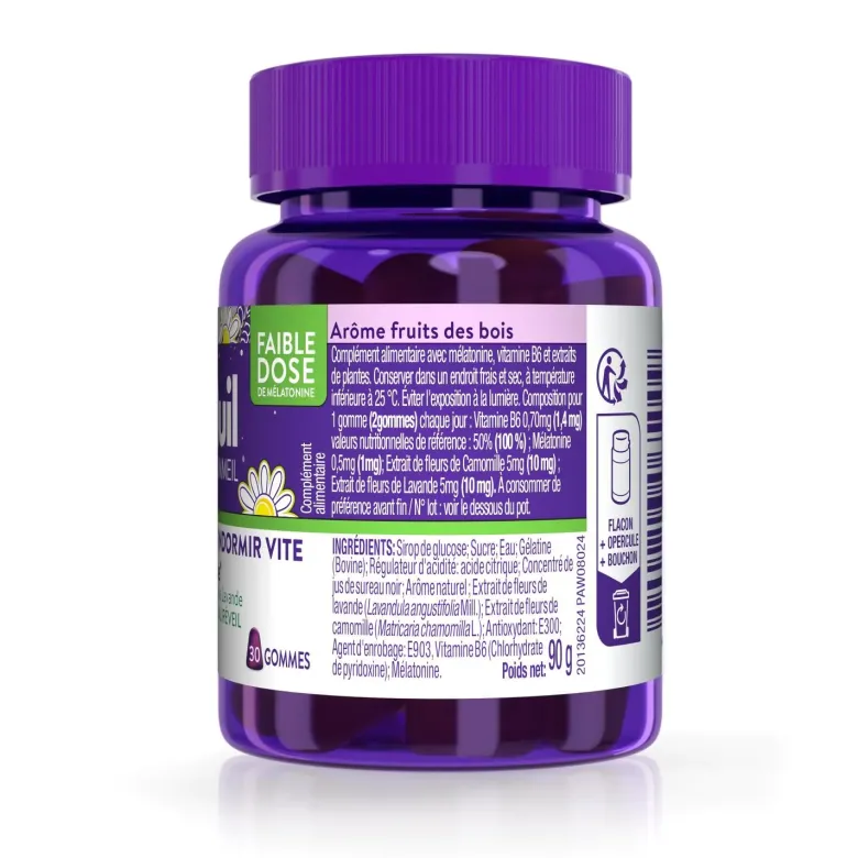 ZzzQuil Doux Sommeil - pot de 30 gommes